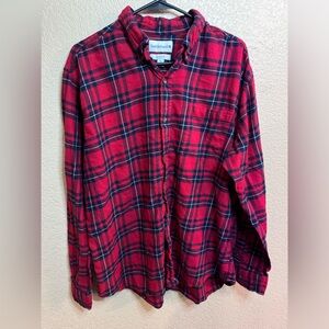 Saddlebred Men’s plaid long sleeve shirt—XL